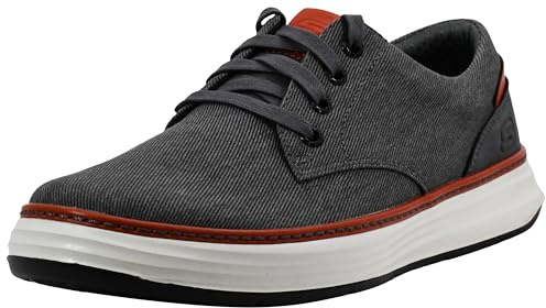 Skechers Moreno-Ederson Canvas Oxford Sko för herr, 12 Wide