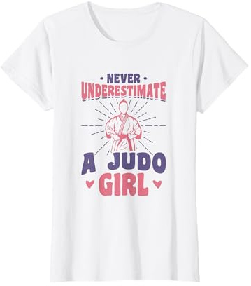 Ne jamais sous-estimer une fille de judo Passionné de judo T-Shirt