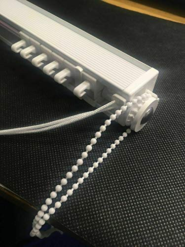 BlindCreations Vertical Blind Headrail Track - Made to measure - 3.5 (89mm) - Child Safe - UK made - Express Manufacture and Delivery (Upto 120 cm)