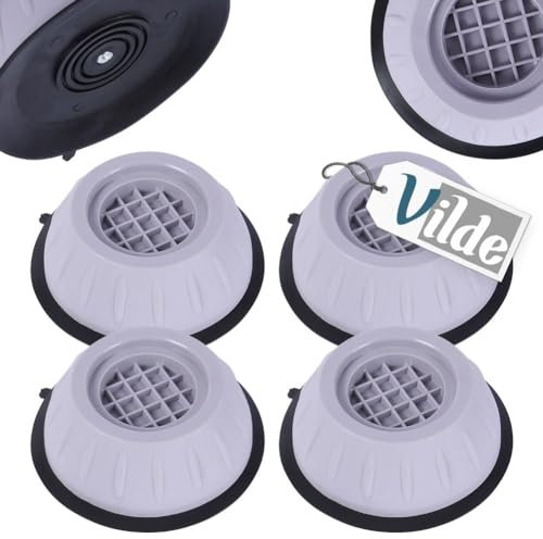 Vilde Anti-Vibrationsdämpfer Schwingungsdämpfer Unterleger für Waschmaschine 4 STK.