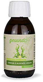 gesundo Omega-3 Algenöl Vegan - Hochdosiert - Mit EPA und DHA - 100ml Flasche