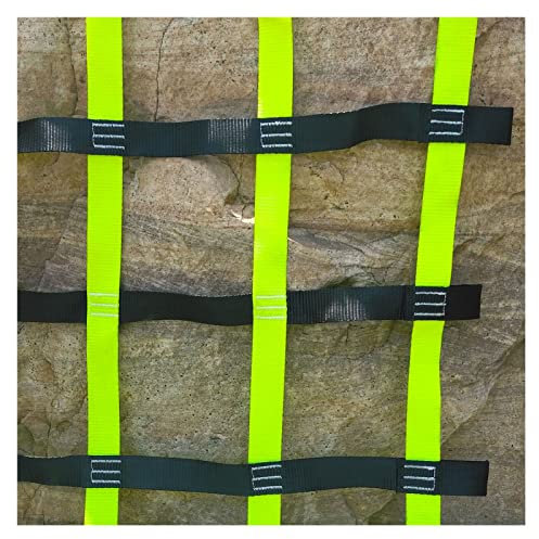 KläTternäT föR VäGg,Lekplats NäTstege Heavy Duty Lastrep Jungle Gym Treehouse Skydd Ninja Line Webbing Net,föR Hinderbanor,TräNingsutrustning,GungstäLlning,BakgåRd (Size : 1.5x9m/4.9x29.5ft)