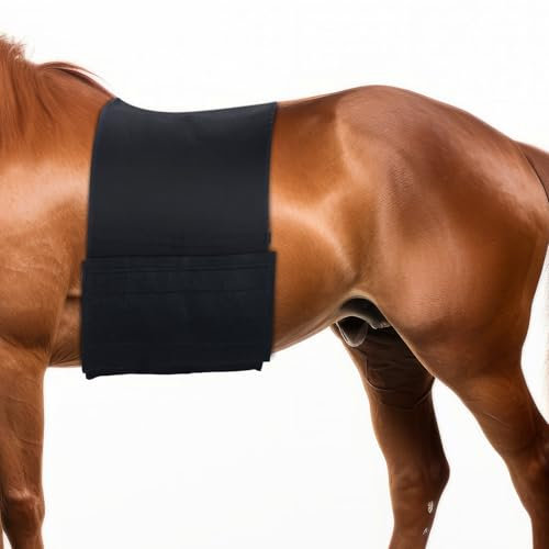 Foilswirl Pferde-Bauchschutz, Körperbandage, elastisch, für Pferde, 35,6 x 190,5 cm, Schutz vor Reibung und Scheuern