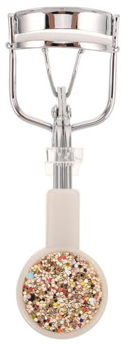 Beaupretty Piegaciglia bigodino occhio bigodino sferzata ciglia in ciglia con pettine Pad di ciglia per ciglia Presente per lei Ciglia LED bigodini per ciglia con pettine Metallo