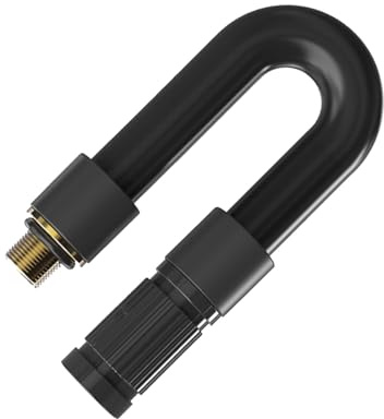 Geavonyg Tubo Inflazione Rapida Per La Bici D Flessibile Manubrio Ergonomico Durabilità Accessoria Portatili In Condizioni Esterne Manico Ergonomico Tubo Bici
