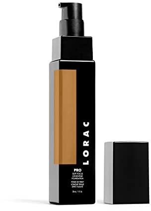 LORAC, PRO Foundation, Fondotinta, Copertura da Medium a Full, con Vitamina C, Senza Fragranze e Vegano, Non Testato su Animali, Tonalitá 15