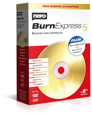 Nero Burn Express 5 - Bränna | Kopiera | Rippa | Konvertera | Säkerhetskopiera | Skydda