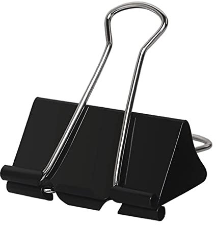 Large Binder Clips 2 Inch (60 Pack), Black