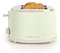 CREATE/TOAST RETRO STYLANCE/Toaster Pastellgrün / 6 Leistungsstufen, Krümelschublade, Thermostat, Auftauen, Aufwärmen, 2 breite Scheibenschlitze, 850W