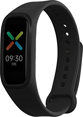 kwmobile Ersatzarmband kompatibel mit Oppo Band Sport Armband - Fitnesstracker Band aus Silikon in Schwarz