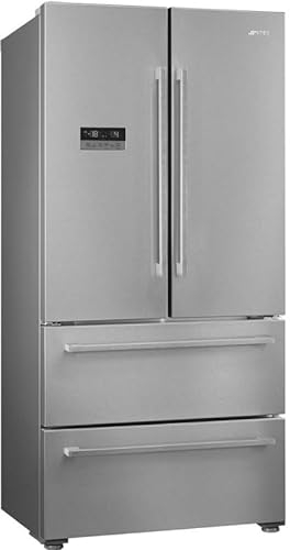 Smeg FQ55FXDE Frost Free American Fridge Freezer - Stainless Steel - E Rated