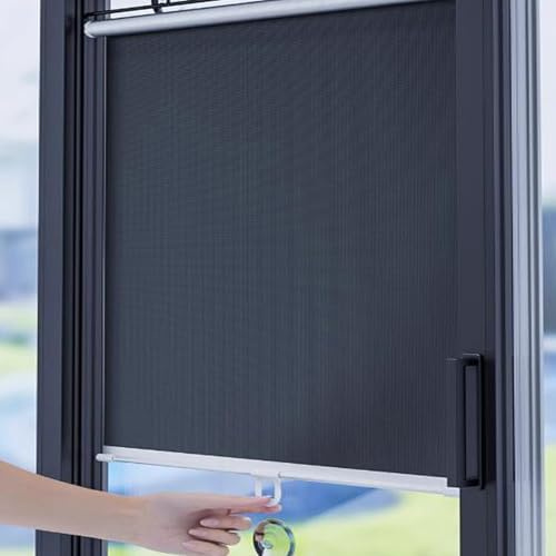 Suction Cup Roller Blind Window Blind Sun Protection Blackout Thermal | Thermal Insulation and Sun Protection Privacy Screens,Retractable Portable Curtains,for Windows,No Drilling Required