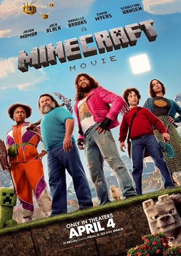 Poster affiche Minecraft movie jack black Classic Movie Original Film