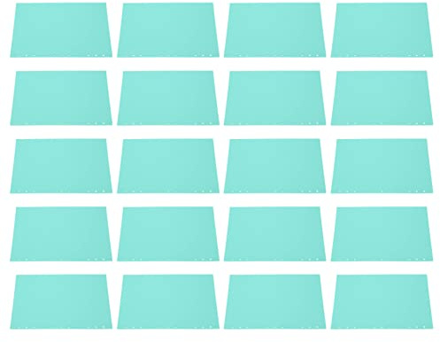20st frostade bindomslag för presentationer |PP dokumentskydd i plast med vattenblockering |Avtagbara rapportomslag för skola/kontor/hem (Light Green)