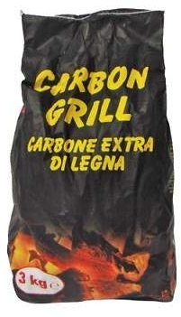 Maury's Carbone per Barbecue 3 kg - Facile Accensione, Lunga Durata, Grill, Cottura Veloce, Intensità del Fuoco, Brace, Bruciatura, Grigliata, Campeggio - Carbonella di Legna