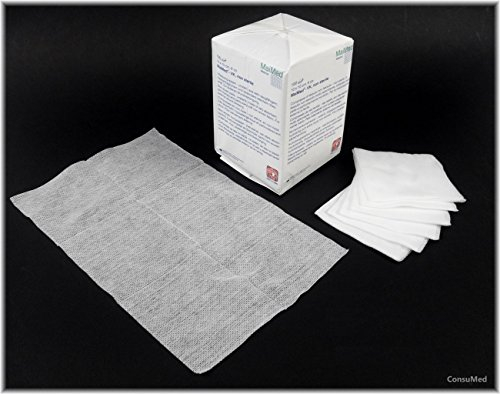 200-2000 x Vlieskompressen unsteril 10 x 10cm 6-fach gefaltet – hochwertige Qualität - ConsuMed Bundle (500)