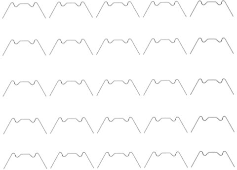 25 Pack Stainless Steel Greenhouse Clips W Glazing Clips Greenhouse Window Clips Greenhouse Glass Pane Fixing Clips for Greenhouse Glass