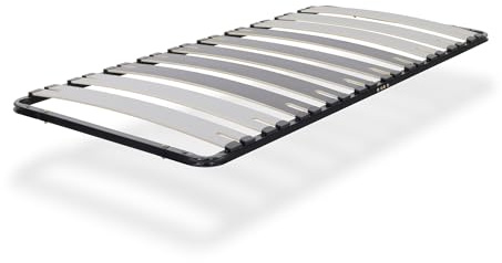 MOG CASA Somier Deck Multiláminas con Regulación Lumbar - 90x200 cm - Marco Metalizado Anticorrosión sin Patas