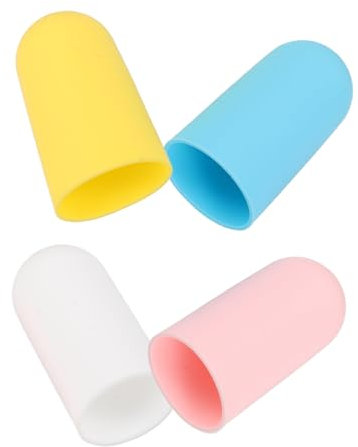 VALICLUD 4pezzi Copribottiglie in Silicone Anti-perdita Da Viaggio Manicotti Protettivi Per Contenitori Da Toeletta e Spedizione Adatti Aereo Nave e Crociera