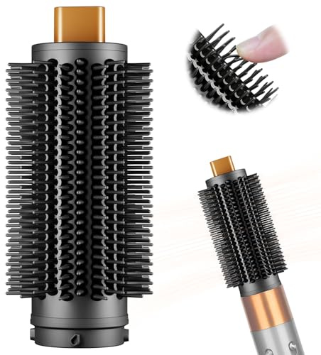 ZEPHBLOW Upgraded Round Volumizing Brush for Dyson Airwrap, Round Brush Attachment Compatible with Airwrap HS01/05/08, Flexible Bristles for Root Lift Volume Frizz Control Styling Volumizing