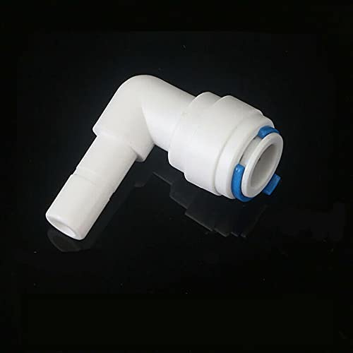 Raccord de robinet filtre à eau connecteur à emboîtement raccord rapide de robinet pour système de filtration d'eau RO à osmose inverse, blanc