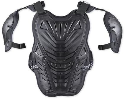 O'NEAL Brustpanzer Motocross Progression Chest Protector Pro V.22 I Protektor mit verstellbaren Riemen, abnehmbare Schultern I Schwarz I OS