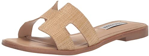 Steve Madden Women's Hadyn Sandal, Raffia, 7.5 UK