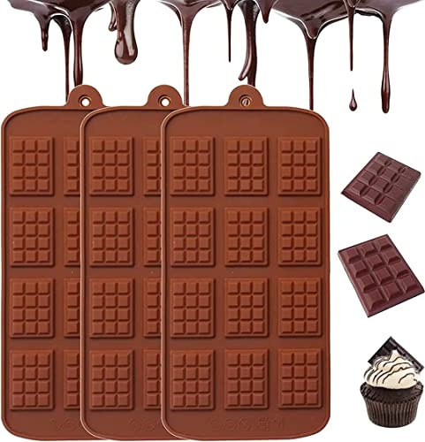 Norhogo Chocolate Silicone Mould Non-Stick Chocolate Mould, Chocolate Mould, Praline Mould, Dog Biscuits, Sweets, Snacking, Cake, Cake, Gift Idea, Colour: Brown