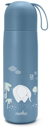 Nuvita 4435 | Thermoskanne für heiße und kalte Speisen | Thermobehälter für warme Lebensmittel | Babynahrungsbehälter | Thermosflasche | Thermosflasche | Thermos | Heiße Speisen | Powder Blue