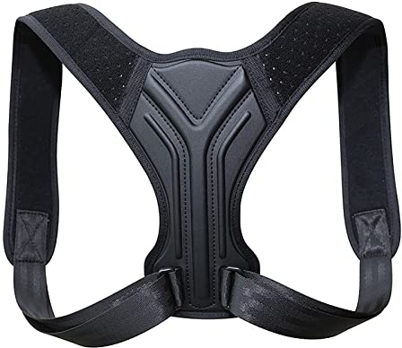 BATCAR Wirbelsäulen-Rückenglätter, Verstellbarer Rücken-Schulter-Haltungskorrektor, Bodywellness Haltungskorrektor, Rückenstütz-Glätteisen, Stützorthese für den oberen Rücken für Erwachsene (L) (S)