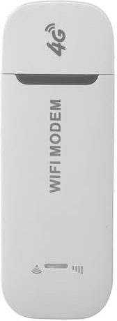 Módem WiFi USB 4G, hasta 10 Usuarios, Dispositivos de Internet Portátiles con Ranura para Tarjeta Estándar, Enrutador de Punto de Acceso Móvil de Viaje de Alta Velocidad 4G, Plug