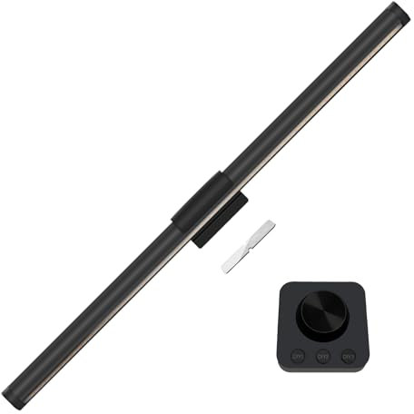 LED Monitor Lampe USB Augenschutz Schreibtischlampe mit Touchscreen Kein Bildschirm Blendung PC USB Screenbar Monitorlicht Einstellbaren Farbtemperatur Helligkeit Intelligente Kabellose Steuerung 44CM