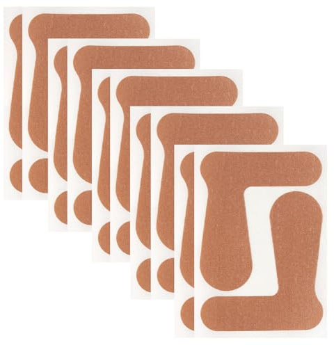 Zxfdsfdbnm 20 correas correctoras adhesivas para dedos de los pies en martillo, protectores de pulgar grandes