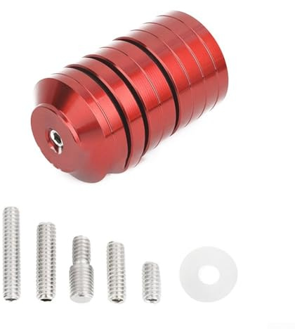 Juego de pesas estabilizadoras de arco fuerte con múltiples pesos para personalización (rojo)