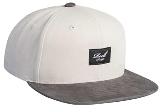 Reell Pitch-Out Keps Herrar - bomullskeps basebollkeps flat brim hatt Snapback, med skärm Sommar-Vinter Vår Sommar Höst Vinter - One Size ljusgrå