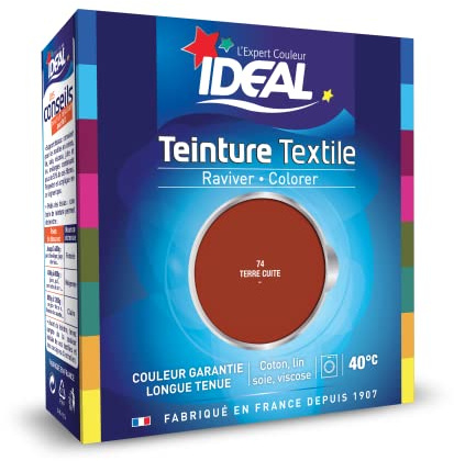 Ideal Teinture Textile Liquide 75 ml Terre Cuite