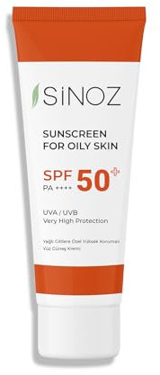 SiNOZ Sonnenschutz Fettige Haut LSF 50 - Pflegende Sonnencreme Gesichtscreme UV Sunscreen Sun Protection - 50 ml