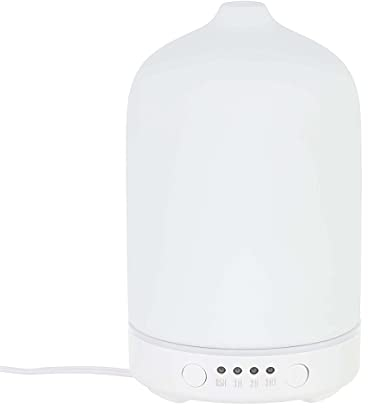 BUTLERS Aroma-Diffuser Cloud Nine - Raumduft & Luftbefeuchter, Duftspender automatisch für ätherische Öle, elektrische LED Duftlampe Keramik für die Wohnung, Kinderzimmer, Schlafzimmer