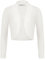 GRACE KARIN Damen Elegante Bolero Langarm Strickjacke Vorne Offen Schulterjacke Festlich Shrug Cardigan L Ivory CL2963S24-01