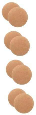 BESPORTBLE 8stücke Cork Massage Yoga Faszienball Für Muskelentspannung Kork-massageball Zur Triggerpunkttherapie Ergonomisches Massagegerät Für Nacken Rücken Und Füße