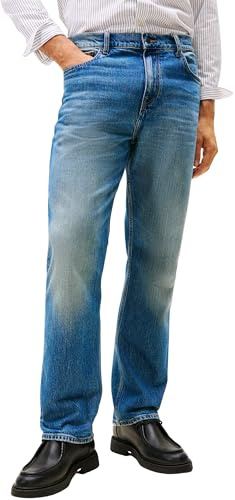 Tommy Hilfiger Men's Relaxed River Rgd Sanford Blue Mw0mw40369 Straight