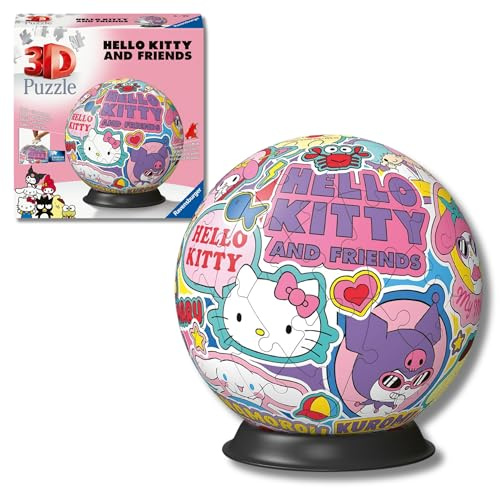 Ravensburger - Puzzle 3D Hello Kitty 72 pezzi, Puzzle bambini 6+ anni