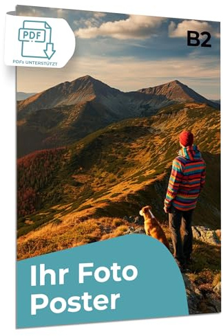Cimpress Poster personalizzato con foto o testo, stampa artistica da parete su carta personalizzata B2, poster per casa, ufficio, eventi, decorazioni e regali speciali