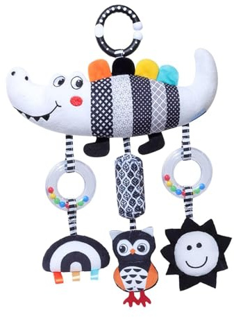 drburpily Durable Crib Mobiles with Toys Rattle Newborn Features Nurturing Babys Emotions and Improving Sleep Animal Hanging Rattles Pendants Can Also Be As Crib Toys