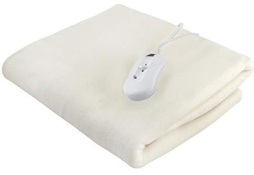 ISO TRADE 4597 - Coperta riscaldante, 150 x 80 cm, con 3 livelli di riscaldamento, 60 W, in poliestere, lavabile