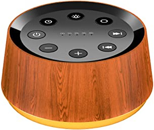 White Noise Sound Machine with 30 Soothing Sounds 12 Colors Night Light Brown Noise Machine for Adults Baby Kids Sleep Machines with 36 Volume Levels Memory Function 5 Timers for Home Office Travel