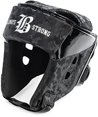 BENLEE Kopfschutz aus Kunstleder CLAYMONT S/M, Black/Silver