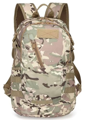YBJMSFA Sac A Dos Multifonctionnel Tactique 20L, Camping Chasse Alpinisme Et Voyage En Plein Air Sac A Dos Tactique Molle
