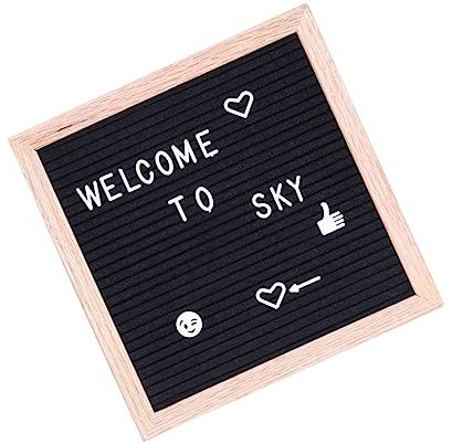 EXCEART 1 Stück Buchstaben Tafel Nachrichtentafel DIY Briefbretter Protokoll