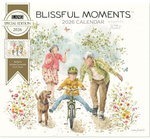 Lang, Blissful Moments Special Edition 2026 Wall Calendar, 13.4'' X 12'', 12-Month Calendar with Wire-O Binding